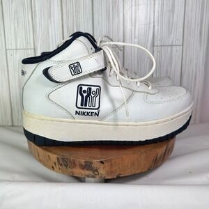 Nikken Weighted Shoes BCC Cardio Strides‎ Mens 10 White Leather